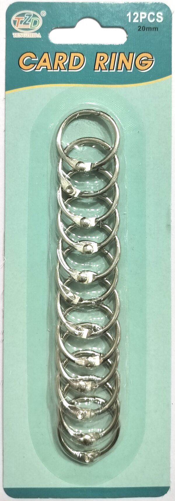 Card Rings/Binder Rings/Scrapbooking Ring (12pcs) (20mm, Silver)