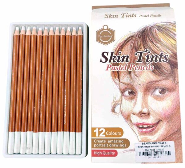 Skin Tints Pastel Pencils (Set of 12 Colors)