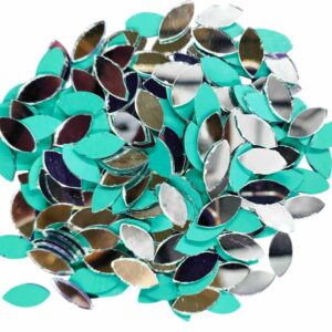 Eye Shape Mirror Cut for DIY Art, Craft, Decoration (Pack of 50 gms)